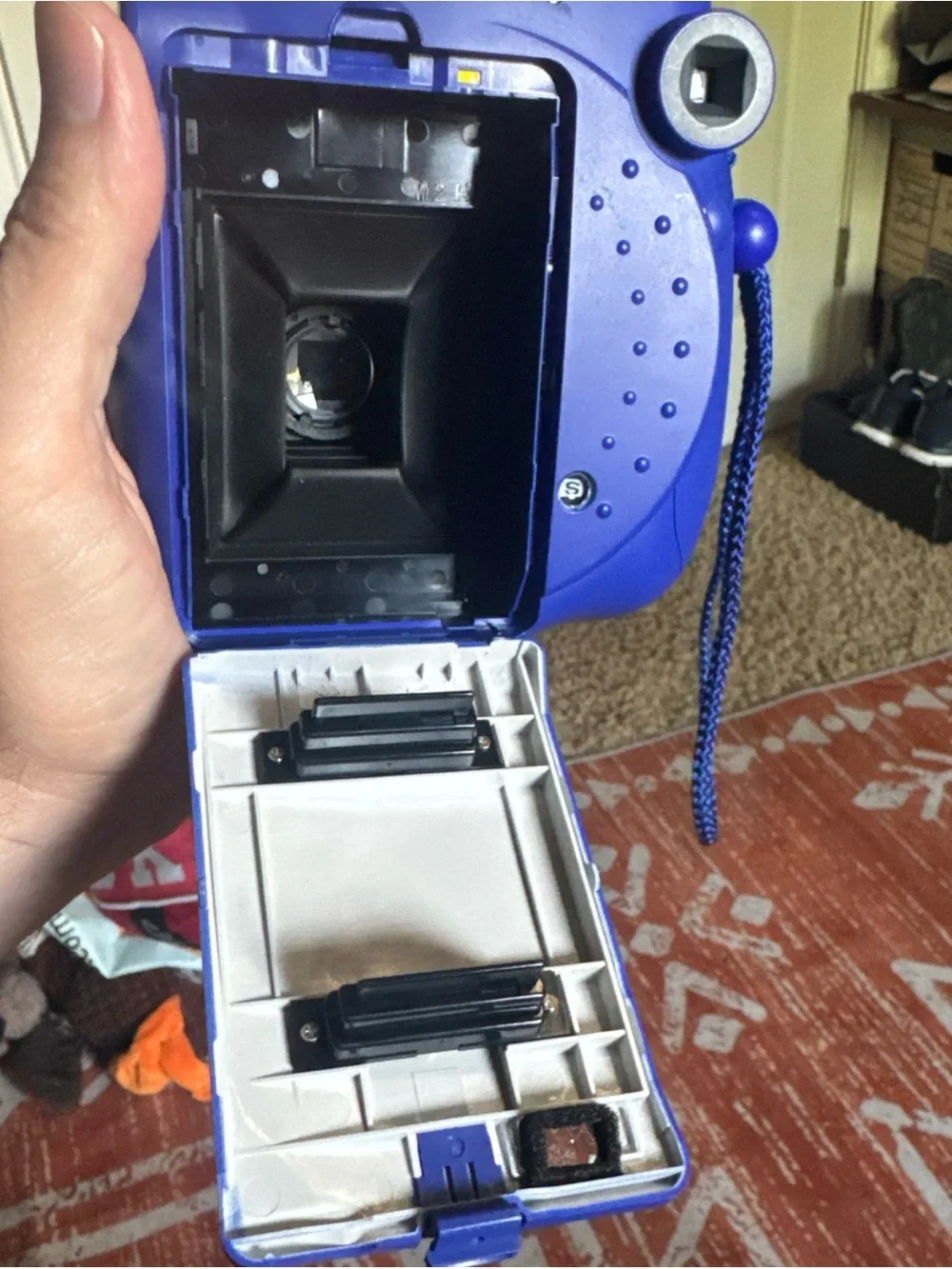 Fujifilm Instax Mini 7S Instant Camera - dark blue Untested No Film